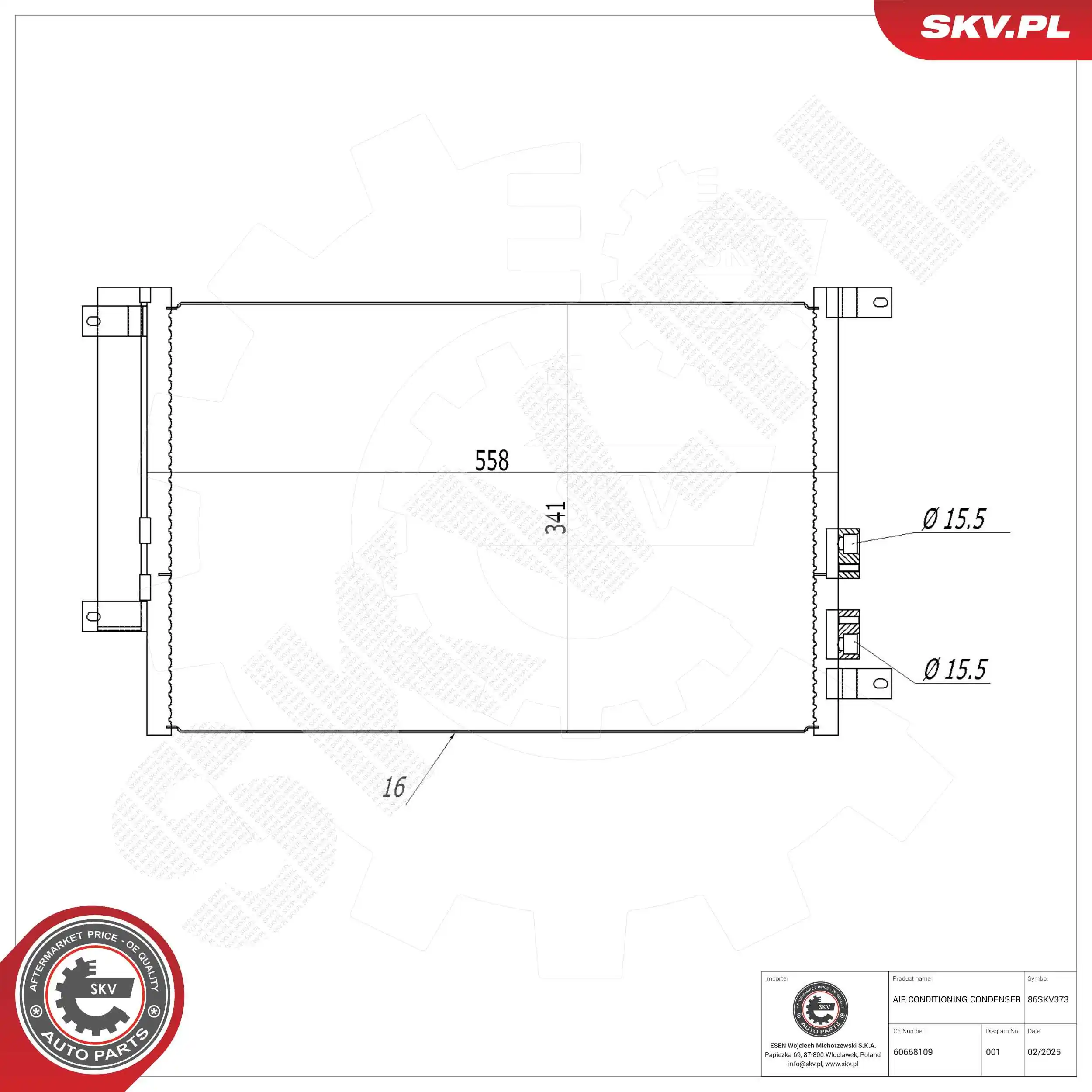 Condenser, air conditioning